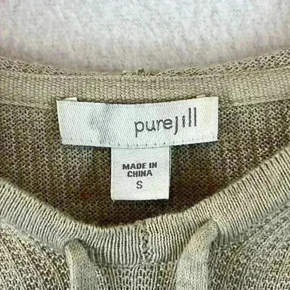 Pure Jill Waffle / Thermal Top Women’s Small Oatmeal Color - Picture 3 of 9